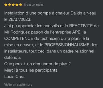Avis client n°15