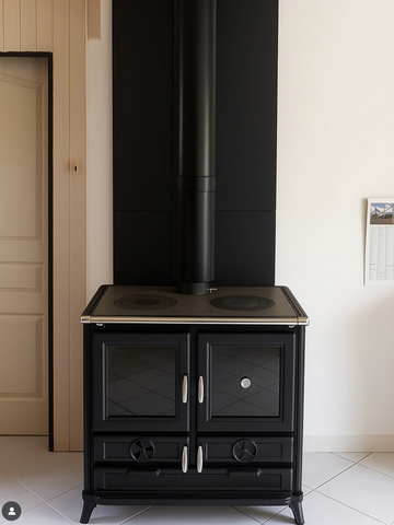 Installation d'un poêle à granulés de bois Blaye 