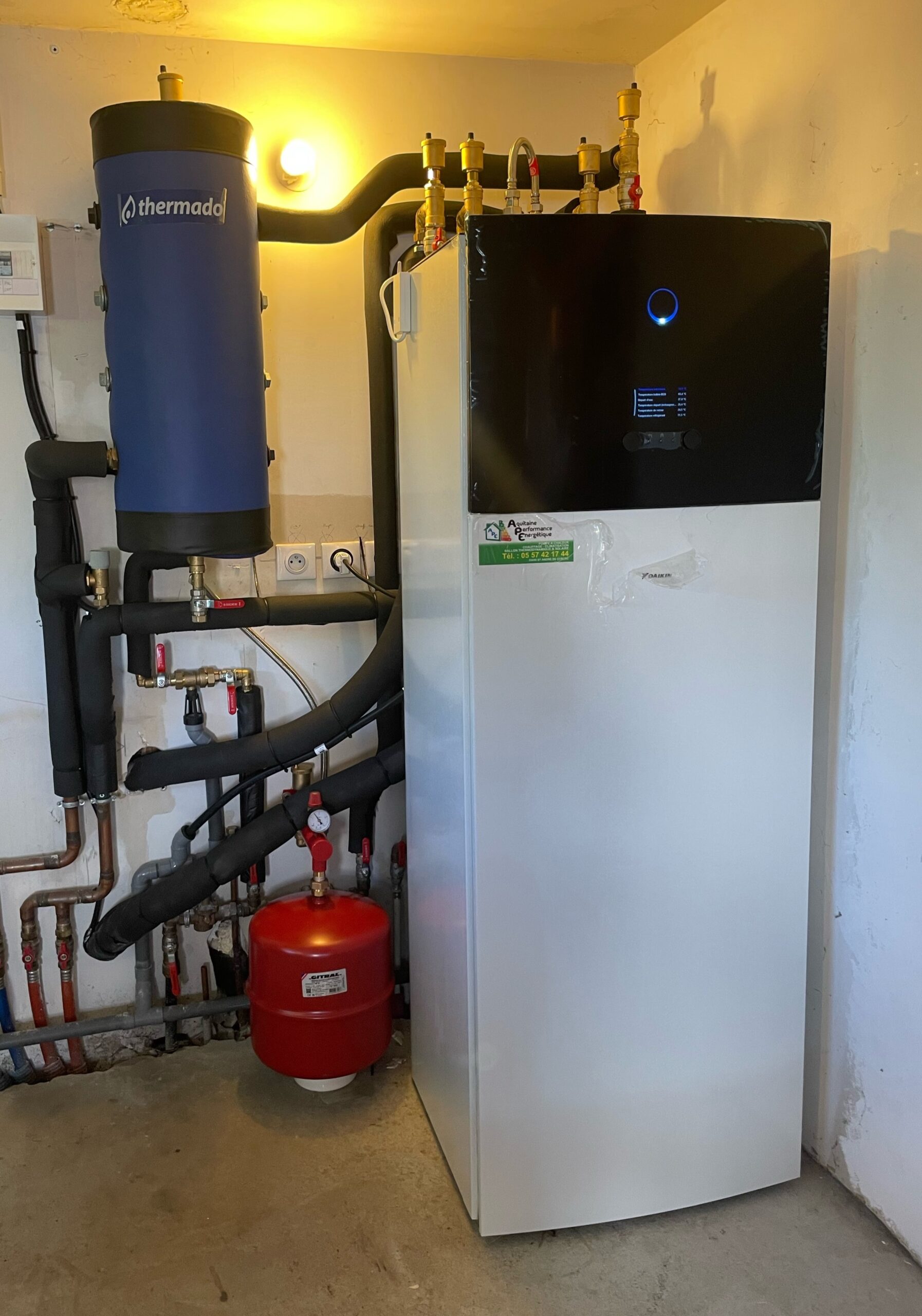 Intallation d&rsquo;une pompe à chaleur air-eau