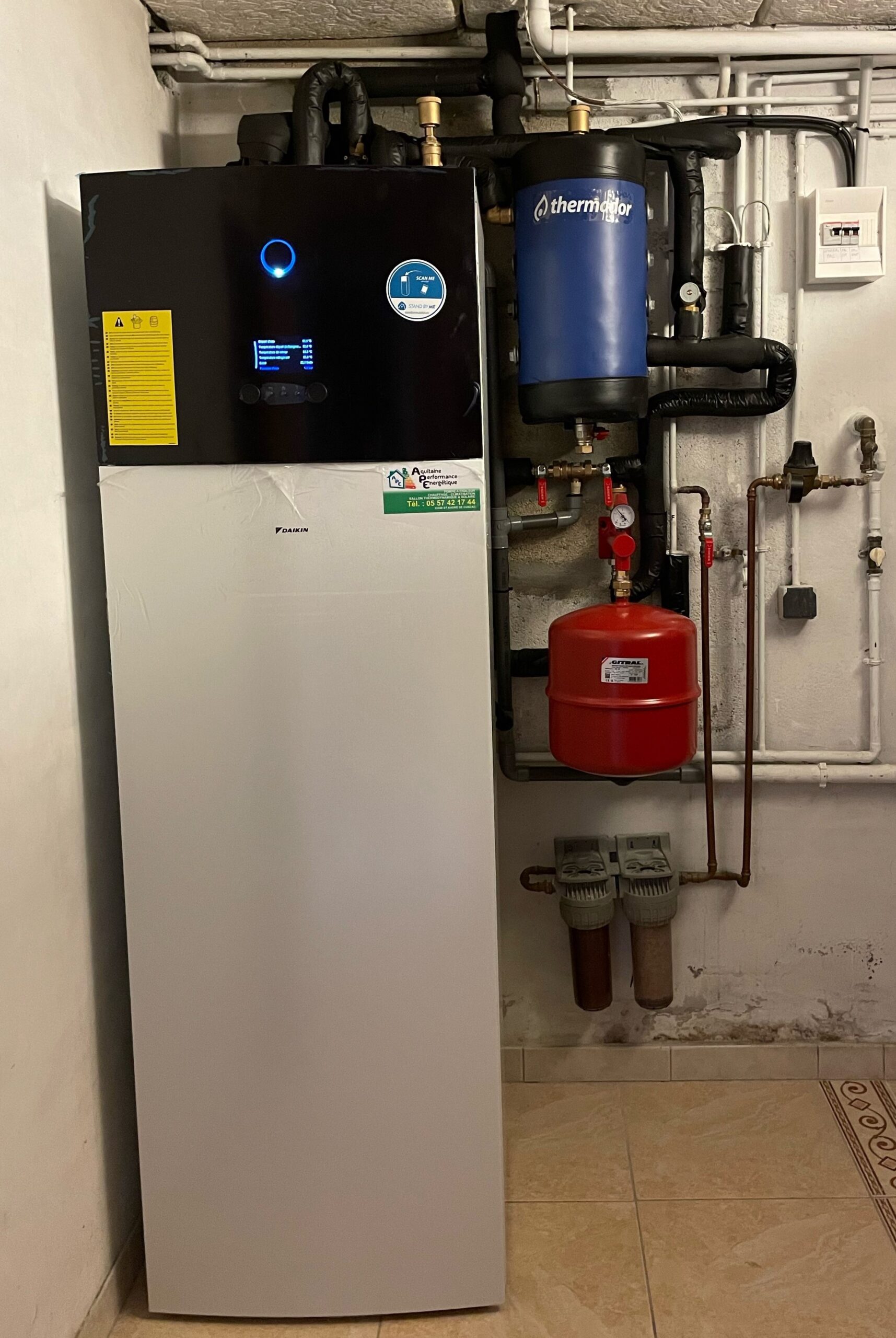 Intallation d&rsquo;une pompe à chaleur air-eau