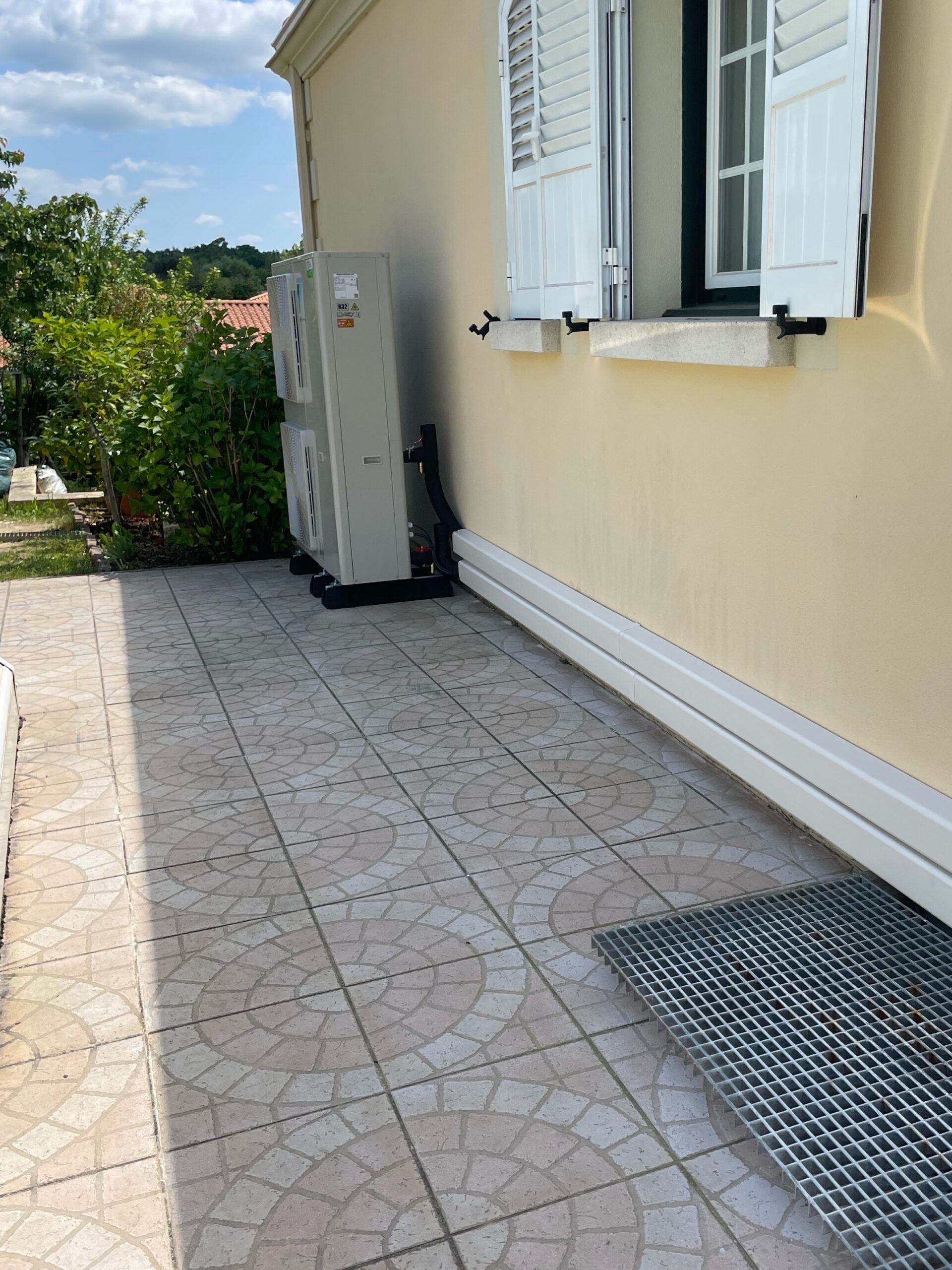 Installation d&rsquo;une pompe à chaleur gainable