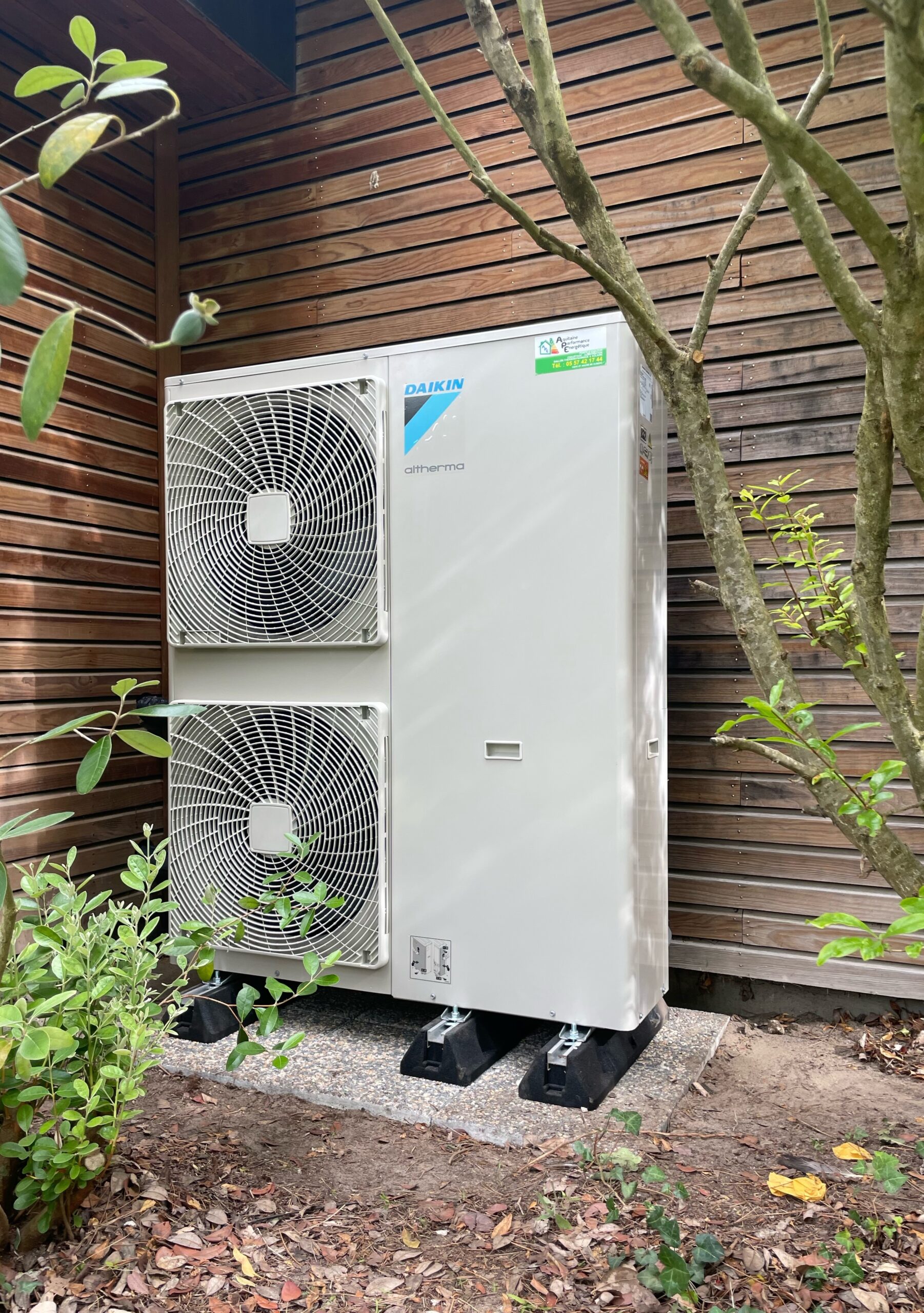 Intallation d&rsquo;une pompe à chaleur air-eau