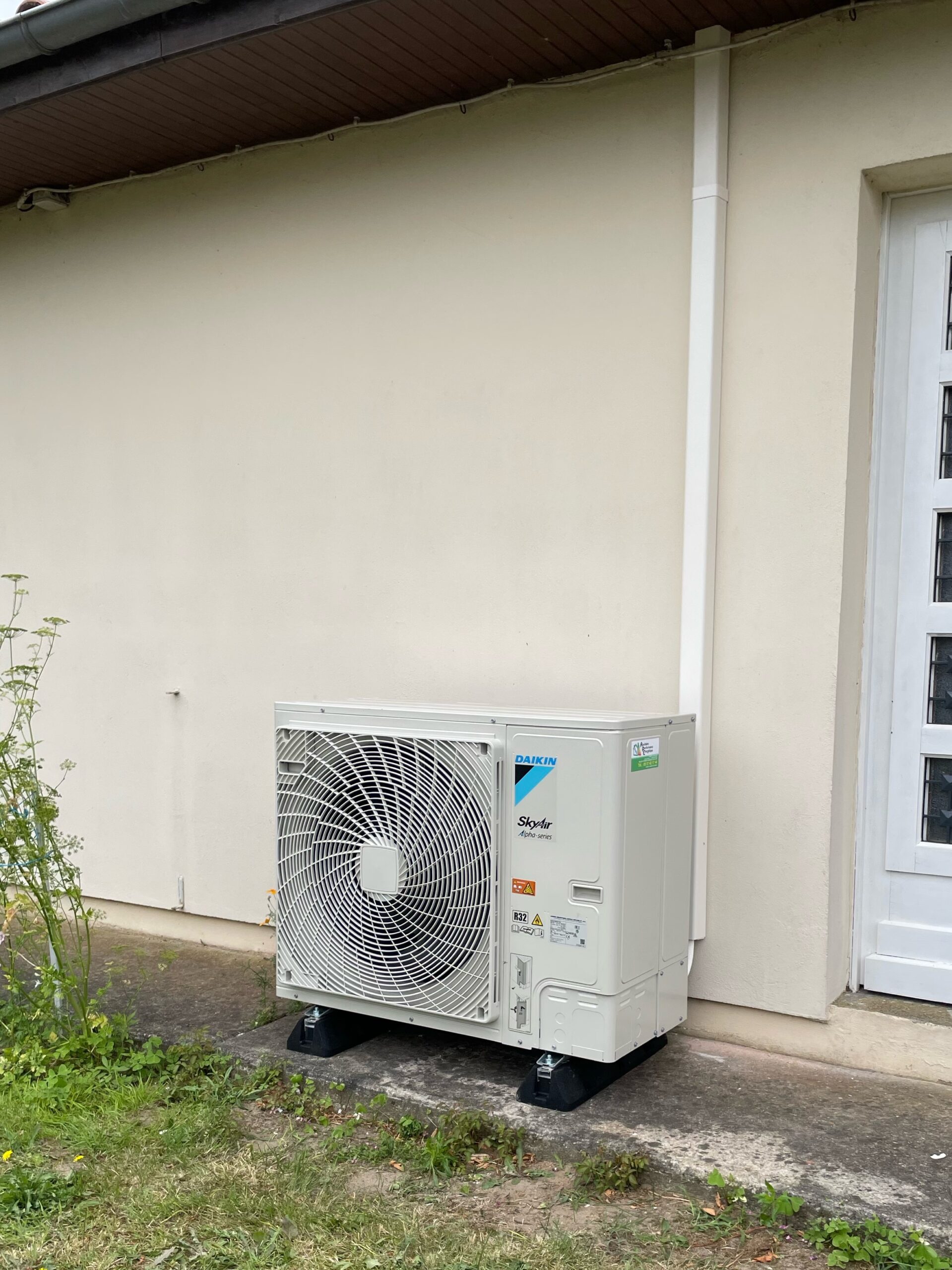 Installation d&rsquo;une pompe à chaleur gainable