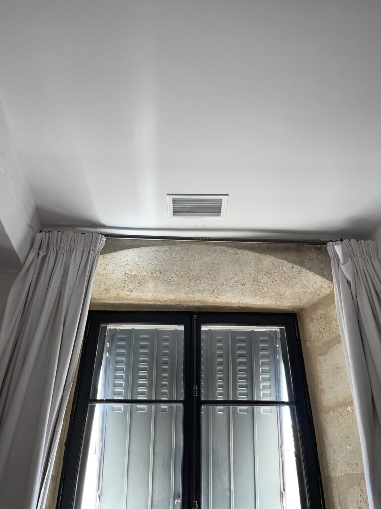 Installation d'une pompe à chaleur gainable