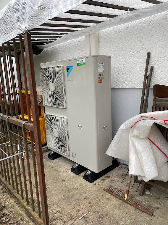 Intallation d&rsquo;une pompe à chaleur air-eau